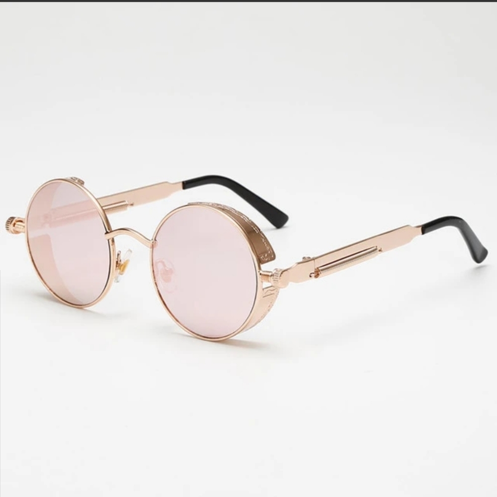 Pink/Rose Gold Mirrored Sunglasses